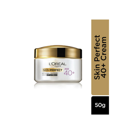 Buy L'Oreal Paris Skin Perfect Anti Aging + whitening Cream Age 40+ SPF 21 PA+++ (50 gm)-Purplle