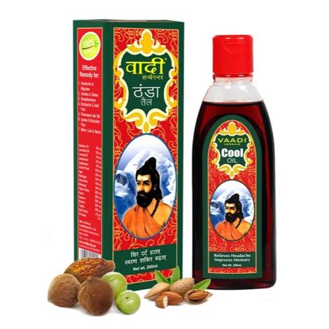 Buy Vaadi Herbals Cool Oil With Triphla & Almond (200 ml)-Purplle