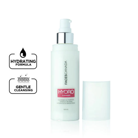 Buy FACES CANADA Hydro Gentle Cleanser, 100 ml | Cleanses Deeply | Hydrates & Purifies Skin | Fresh, Clear & Radiant Skin | For All Skin Types | Paraben Free-Purplle
