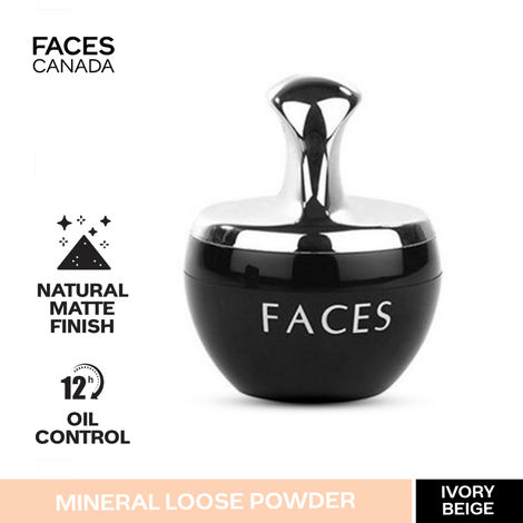 Buy FACES CANADA Ultime Pro Mineral Loose Powder - Ivory Beige 02, 7g| Light-Medium Coverage | Soft Luminous Glow | Flawless Makeup Setting Powder | Silky Matte Finish-Purplle