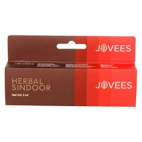 Buy Jovees Herbal Sindoor | Water Resistant, Long Lasting, Smudge Proof, Quick Drying | Maroon/Red | 5ML-Purplle