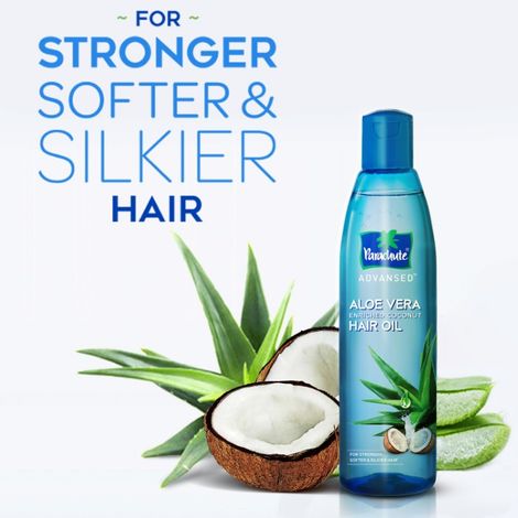 Parachute Advansed Aloe Vera Enriched Coconut Hair Oil (250 ml) with FREE  (75 ml) Pack