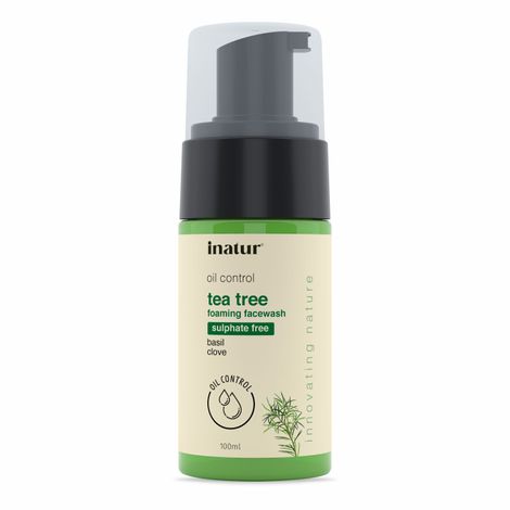 Buy Inatur Tea Tree Facial Foam (100 ml)-Purplle