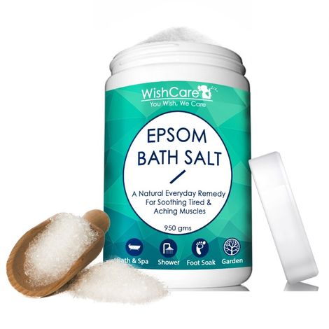 Buy Wishcare Epsom Bath Salt - For Soothing, Tired and Aching Muscles- 950 gms-Purplle