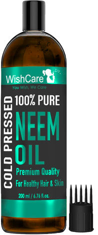 Buy Wishcare 100% Pure Cold Pressed Neem Oil - 200 ml-Purplle