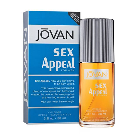 Buy Jovan Sex Appeal Eau De Cologne Perfume Spray For Men (88 ml)-Purplle