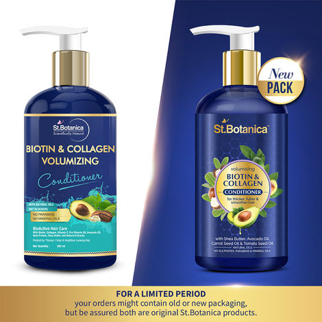 Buy St.Botanica Biotin & Collagen volumizing Conditioner (300 ml)-Purplle