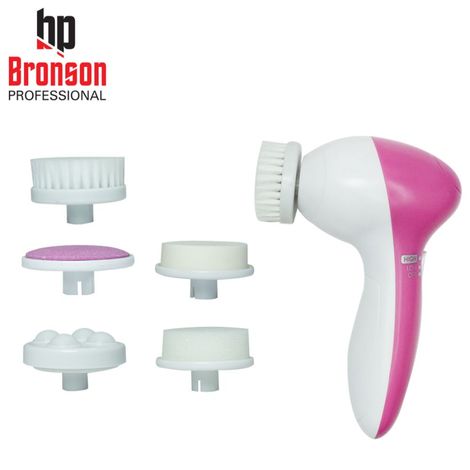 Buy Bronson Professional 5 In 1 Body And Face Compact Beauty Care Massage And Exfoliation Tool (color may vary)-Purplle
