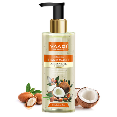 Buy Vaadi Herbals Instaglow Argan Oil & Coconut Hand Wash (250 ml)-Purplle