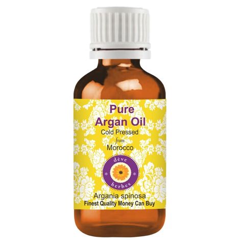 Buy Deve Herbes Pure Argan Oil (30 ml) (Moroccan) (Argania spinosa) 100% Natural Therapeutic Grade Cold Pressed-Purplle