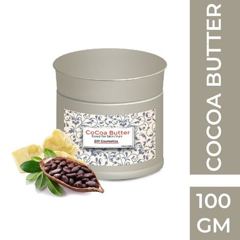 Buy Zenvista's 100% Pure Organic Cocoa Butter Great For Face, Skin, Hair, Body, Lips, DIY Cosmetics (100 gm)-Purplle