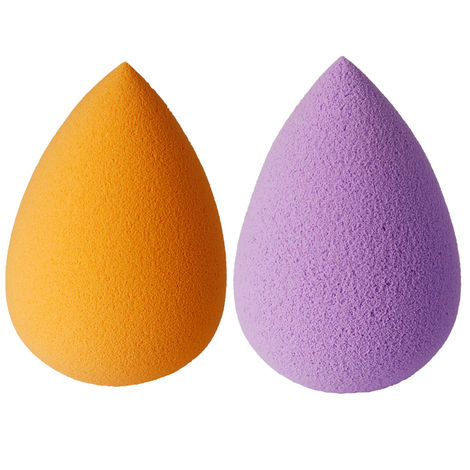 Buy Gorgio Professional Beauty Blender Puff Sponge Egg Shape - 2 Pcs (Color may vary As Per The Availability)-Purplle