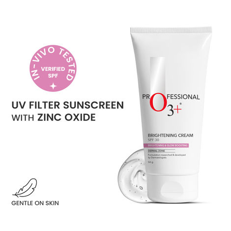 Buy O3+&nbsp;Brightening&nbsp;Cream SPF-30 (50 gm)-Purplle