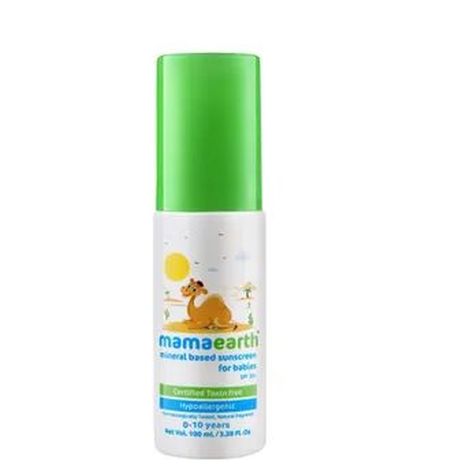 Buy Mamaearth Mineral Based Sunscreen For Babies SPF 20+ (100 ml)-Purplle
