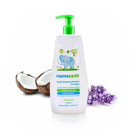 Buy Mamaearth Gentle Cleansing Shampoo For Babies (400 ml)-Purplle