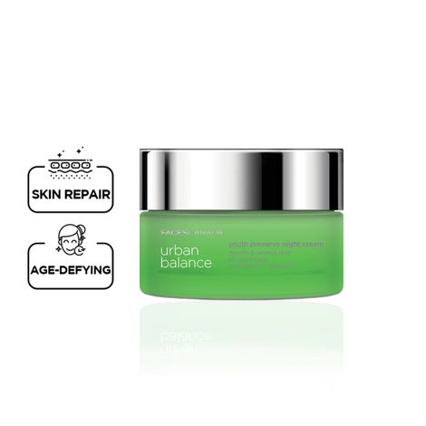 Buy FACES CANADA Urban Balance Youth Preserve Night Cream (50 gm) | For All Skin Types | Gentle on Skin | Paraben Free | Sulphate Free-Purplle