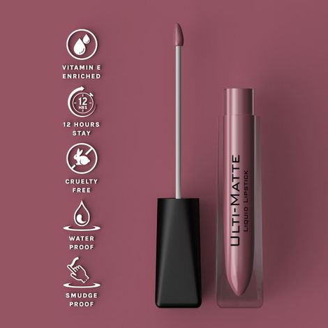 Buy Bella Voste I ULTI-MATTE LIQUID LIPSTICK I Silky Smooth & Light Weight Texture I Full Coverage With Pure Matte finish I NUDE LOVE (01)-Purplle