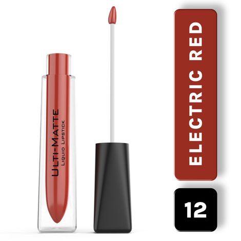 Buy Bella Voste I ULTI-MATTE LIQUID LIPSTICK I Cruelty Free I No Bleeding or Feathering I Water Proof & Smudge Proof I Enriched with Vitamin E I Lasts Up to 12 hours I Moisturising with Velvet Matt Finish I ELECTRIC RED (12)-Purplle