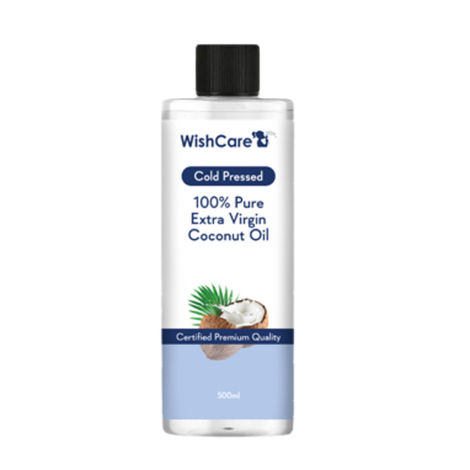 Buy WishCare Cold Pressed Extra-Virgin Coconut Oil (500 ml)-Purplle