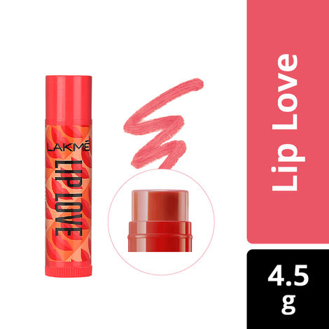 Buy Lakme Lip Love Chapstick - Apricot (4.5 g)-Purplle
