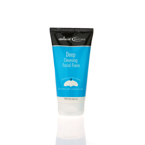 Buy GEMBLUE BioCare Face Wash Deep Cleansing Facial Foam (150 ml)-Purplle
