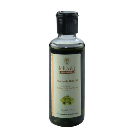 Buy Khadi Shuddha Pure Amla Hair Oil (210 ml)-Purplle