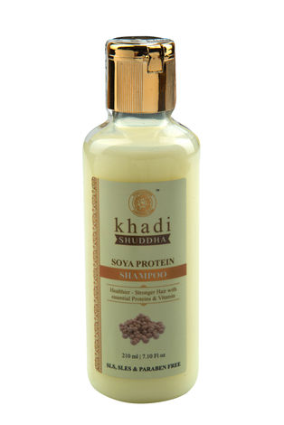 Buy Khadi Shuddha Soya Protein Shampoo (210 ml)-Purplle