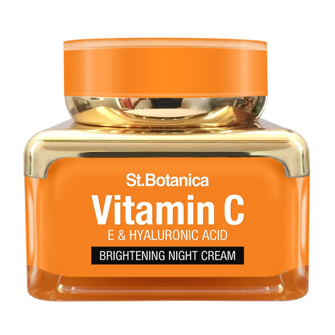 Buy St.Botanica Vitamin C, E & Hyaluronic Acid Brightening Night Cream (50 g)-Purplle