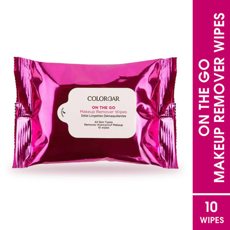 Buy Colorbar On The Go Makeup Remover Wipes, 10 pcs-Purplle
