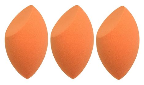 Buy AY Cut Shape Make up Sponge Puff (Colour may Vary) - Pack of 3 Piece-Purplle