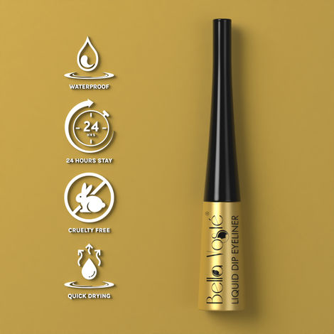 Buy Bella Voste Liquid Dip Eyeliner Glossy Gold (05) (4 ml)-Purplle