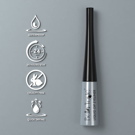 Buy Bella Voste Liquid Dip Eyeliner Silken Silver (06) (4 ml)-Purplle