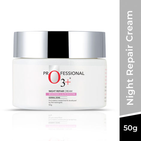 Buy O3+ Night Repair Cream Brightening & Glow Boosting Dermal Zone (50 gm)-Purplle
