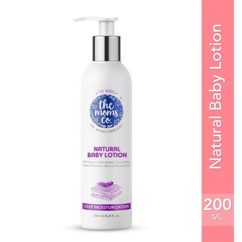 Buy The Moms Co. Natural Baby Lotion, Australia-Certified Toxic-Free & Allergen-Free|Baby Body Lotions with Shea Butter & Avocado Oil (200ml)-Purplle