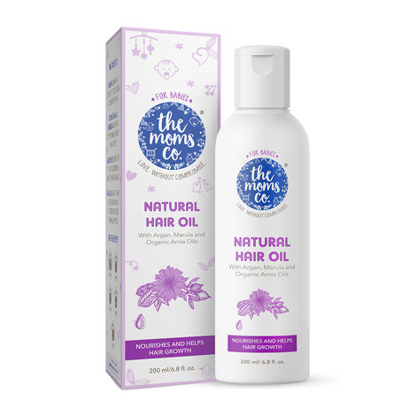 Buy The Moms Co. Natural Baby Hair Oil (200 ml)-Purplle