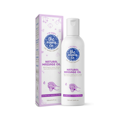 Buy The Moms Co. Natural Baby Massage Oil (100 ml)-Purplle