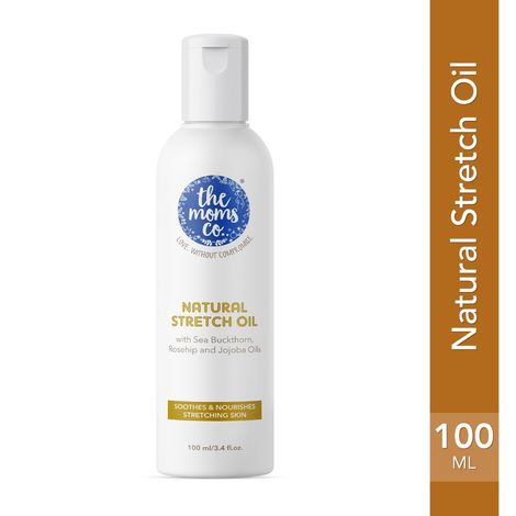 Buy The Moms Co. Natural Stretch Oil, 7 in 1 Natural Bio Oil| Reduces stretch marks for women| Australia-Certified Toxin-Free Stretch Mark Oil- 100 ml-Purplle