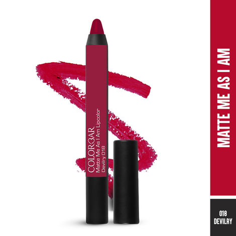 Buy Colorbar Matte me as I am Lipcolor Devilry (2.8 gm)-Purplle