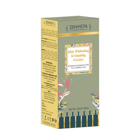 Buy Zenvista Meditech Skin Whitening D-Tanning Polisher Skin Exfoliates White Glow Skin Whitening, (50 ml)-Purplle