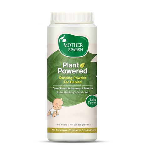 Buy Mother Sparsh Talc-Free Natural Dusting Powder for Babies, 100 g-Purplle