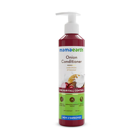 Buy Mamaearth Onion Conditioner For Hair Growth & Hair Fall Control With Coconut Oil (250 ml)-Purplle
