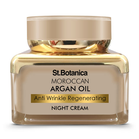 Buy St.Botanica Moroccan Argan Hyaluronic Acid, Shea Butter . Avocado & oat Neal Extract Night Cream (50 gm)-Purplle