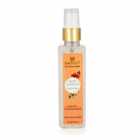 Buy Just Herbs Myrrh Sandalwood facial toner ( oily/combination skin) (100 ml)-Purplle
