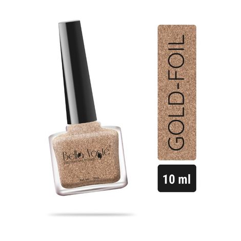Buy Bella Voste Gold-Foil Nail Paints Shade 333 (10 ml)-Purplle