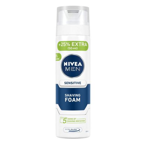 Buy Nivea Men Sensitive Shaving Foam (250 ml)-Purplle