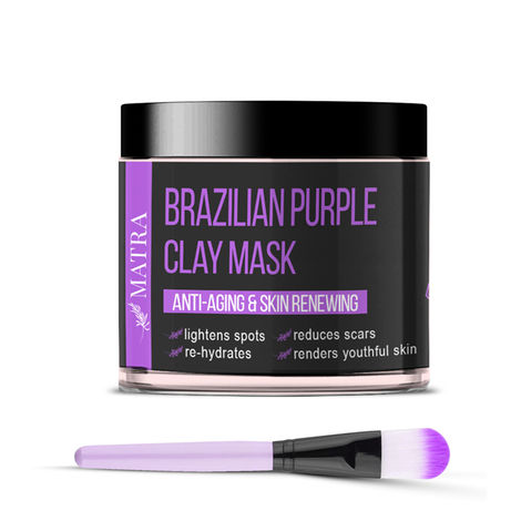 Buy Matra Brazilian Purple Clay Anti-Aging And Skin Renewing Mask (100 g)-Purplle