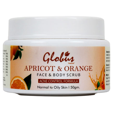 Buy Globus NaturalsA Apricot & orangeA Face & Body Scrub (50 gm)-Purplle