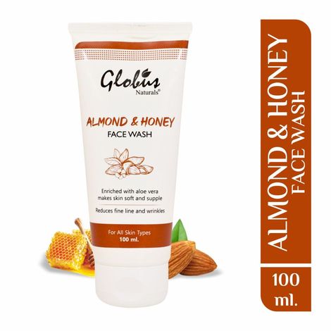 Buy Globus Naturals Almond & Honey Gentle Face wash (100 ml)-Purplle