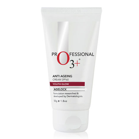Buy O3+ Agelock Anti Ageing Youth Glow Cream SPF 60 (50 gm)-Purplle