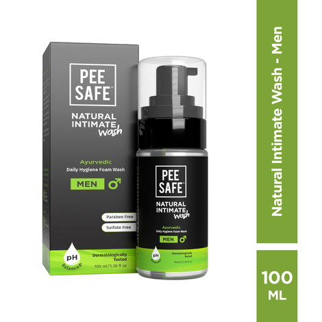 Buy Pee Safe Natural Intimate Wash for Men with Ayurveda Extracts - (100 ml)-Purplle